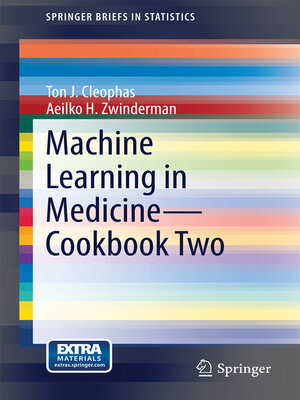 cover image of Machine Learning in Medicine--Cookbook Two